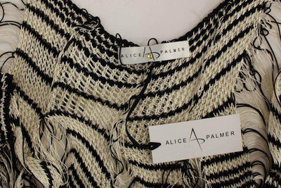 Alice Palmer Chainette Knit Striped Assymetrical Dress #women, Alice Palmer, Black/White, Catch, Clothing_Dress, Dresses - Women - Clothing, feed-agegroup-adult, feed-color-black, feed-color-white, feed-gender-female, feed-size-M, feed-size-S, Gender_Women, Kogan, M, S at SEYMAYKA