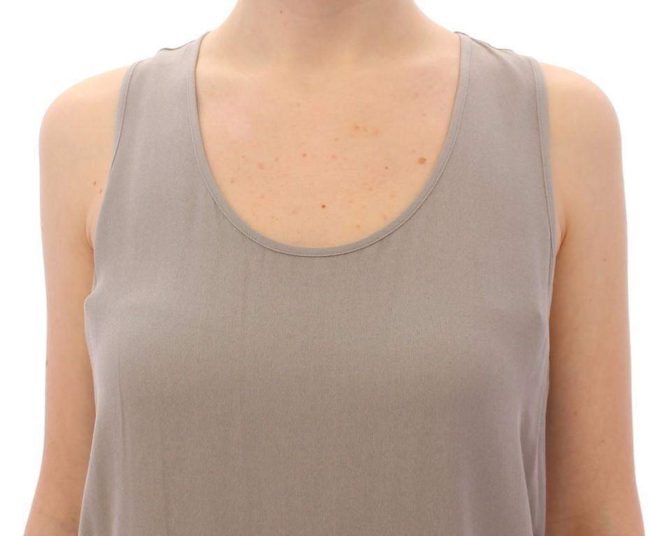 Comeforbreakfast  Viscose Tank Top Shirt Blouse #women, Catch, Comeforbreakfast, feed-agegroup-adult, feed-color-gray, feed-gender-female, feed-size-IT38|XS, feed-size-IT40|S, Gender_Women, Gray, IT38|XS, IT40|S, Kogan, Tops & T-Shirts - Women - Clothing at SEYMAYKA