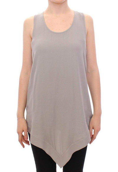 Comeforbreakfast  Viscose Tank Top Shirt Blouse #women, Catch, Comeforbreakfast, feed-agegroup-adult, feed-color-gray, feed-gender-female, feed-size-IT38|XS, feed-size-IT40|S, Gender_Women, Gray, IT38|XS, IT40|S, Kogan, Tops & T-Shirts - Women - Clothing at SEYMAYKA