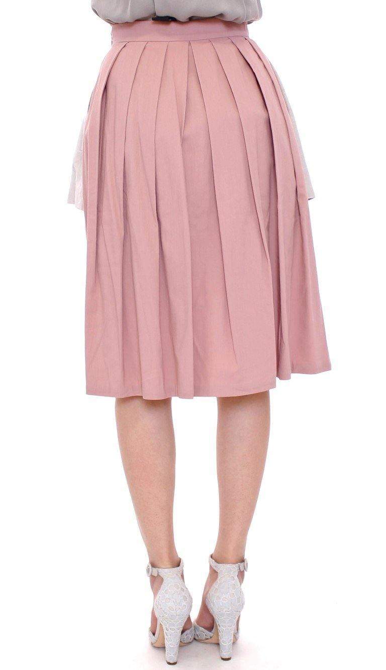 Comeforbreakfast   Knee-Length Pleated Skirt #women, Catch, Comeforbreakfast, feed-agegroup-adult, feed-color-pink, feed-gender-female, feed-size-S, feed-size-XS, Gender_Women, Kogan, Pink, S, Skirts - Women - Clothing, XS at SEYMAYKA