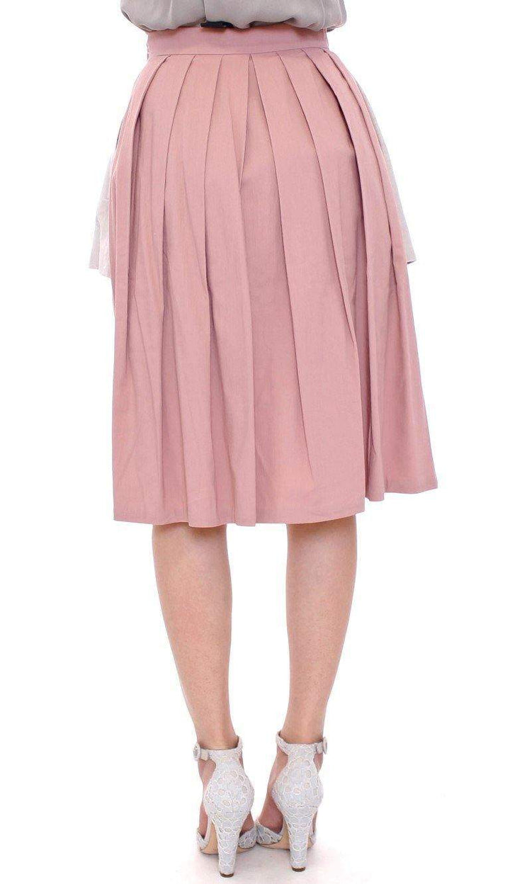 Comeforbreakfast   Knee-Length Pleated Skirt #women, Catch, Comeforbreakfast, feed-agegroup-adult, feed-color-pink, feed-gender-female, feed-size-S, feed-size-XS, Gender_Women, Kogan, Pink, S, Skirts - Women - Clothing, XS at SEYMAYKA