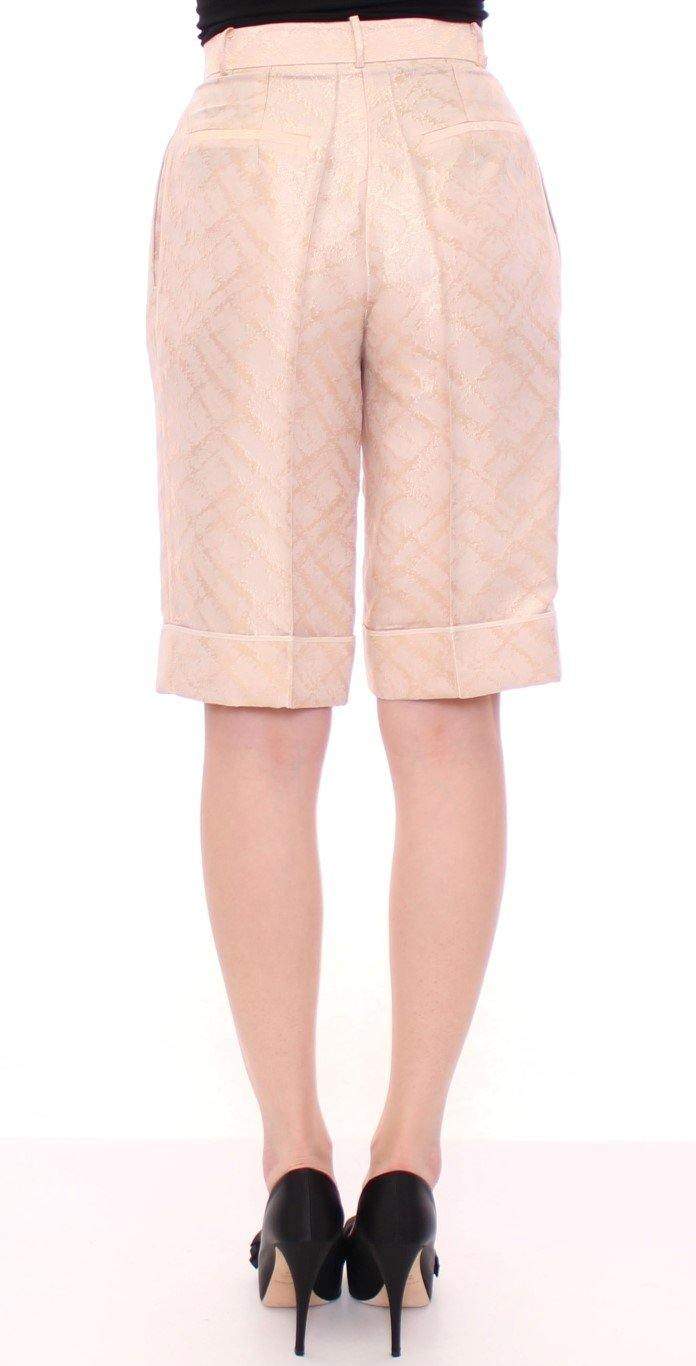 Zeyneptosum  Brocade Above Knee Shorts #women, Beige, Catch, feed-agegroup-adult, feed-color-beige, feed-gender-female, feed-size-IT40|S, feed-size-IT42|M, feed-size-IT44|L, Gender_Women, IT40|S, IT42|M, IT44|L, Kogan, Shorts - Women - Clothing, Zeyneptosum at SEYMAYKA
