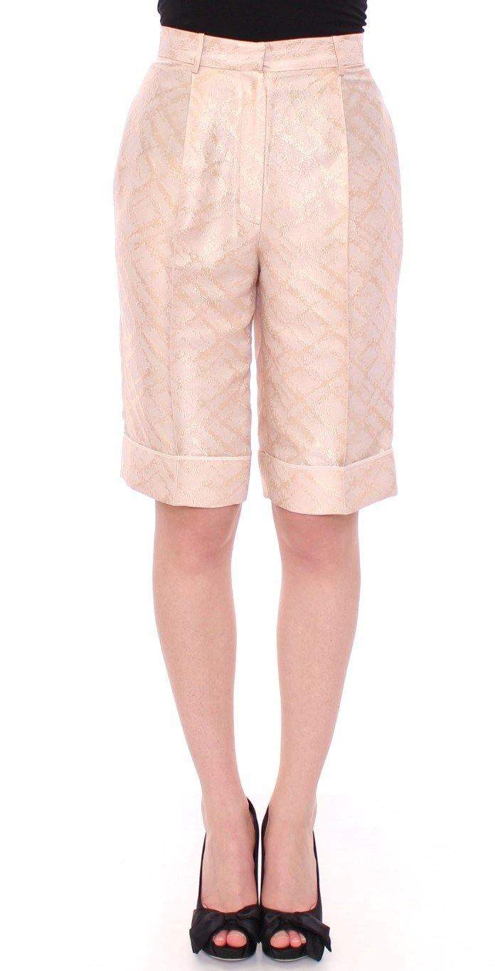 Zeyneptosum  Brocade Above Knee Shorts #women, Beige, Catch, feed-agegroup-adult, feed-color-beige, feed-gender-female, feed-size-IT40|S, feed-size-IT42|M, feed-size-IT44|L, Gender_Women, IT40|S, IT42|M, IT44|L, Kogan, Shorts - Women - Clothing, Zeyneptosum at SEYMAYKA