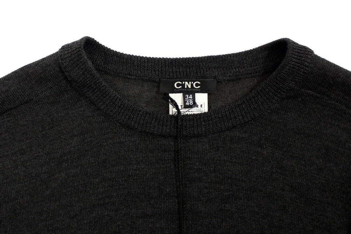 COSTUME NATIONAL C’N’C   Crew Neck Pullover Sweater #men, Catch, Costume National, feed-agegroup-adult, feed-color-gray, feed-gender-male, feed-size-IT48 | M, Gender_Men, Gray, IT48 | M, Kogan, Sweaters - Men - Clothing at SEYMAYKA