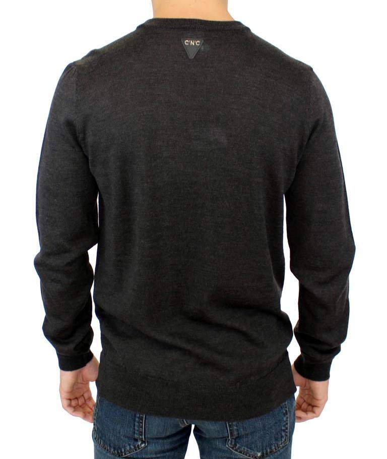 COSTUME NATIONAL C’N’C   Crew Neck Pullover Sweater #men, Catch, Costume National, feed-agegroup-adult, feed-color-gray, feed-gender-male, feed-size-IT48 | M, Gender_Men, Gray, IT48 | M, Kogan, Sweaters - Men - Clothing at SEYMAYKA