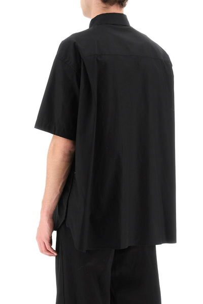 Sacai short-sleeved poplin shirt-2