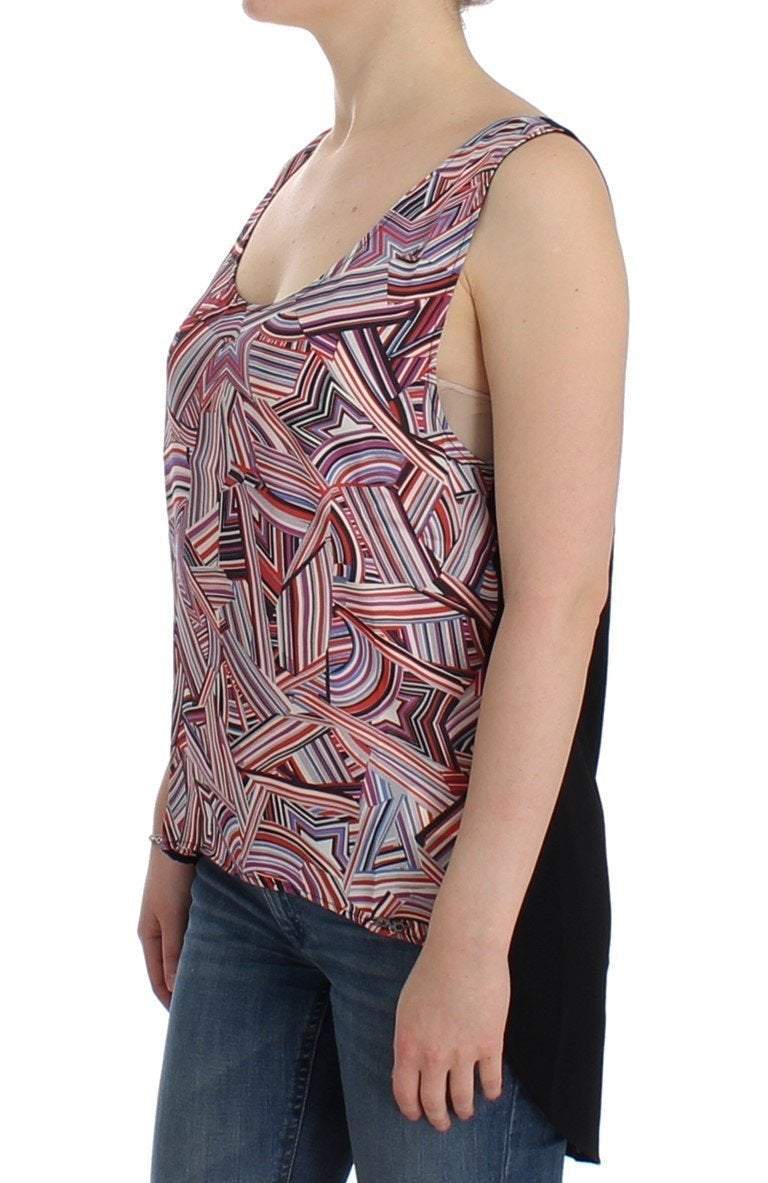COSTUME NATIONAL C’N’C  Multicolor Sleeveless Top #women, Catch, Costume National, feed-agegroup-adult, feed-color-multicolor, feed-gender-female, feed-size-M, feed-size-S, Gender_Women, Kogan, M, Multicolor, S, Tops & T-Shirts - Women - Clothing at SEYMAYKA