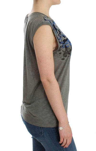 COSTUME NATIONAL C’N’C   Print Sleeveless T-Shirt #women, Catch, Costume National, feed-agegroup-adult, feed-color-gray, feed-gender-female, feed-size-L, feed-size-M, feed-size-S, feed-size-XS, Gender_Women, Gray, Kogan, L, M, S, Tops & T-Shirts - Women - Clothing, XS at SEYMAYKA