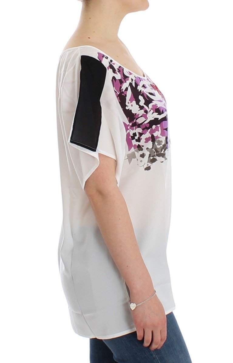 COSTUME NATIONAL C’N’C   Motive Print blouse #women, Catch, Costume National, feed-agegroup-adult, feed-color-white, feed-gender-female, feed-size-L, feed-size-M, feed-size-S, Gender_Women, Kogan, L, M, S, Tops & T-Shirts - Women - Clothing, White at SEYMAYKA