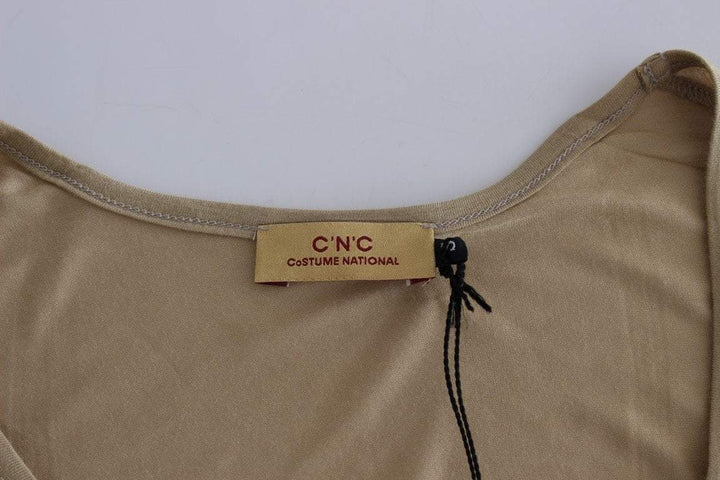 COSTUME NATIONAL C’N’C   Motive Print T-Shirt #women, Beige, Catch, Costume National, feed-agegroup-adult, feed-color-beige, feed-gender-female, feed-size-S, Gender_Women, Kogan, S, Tops & T-Shirts - Women - Clothing at SEYMAYKA