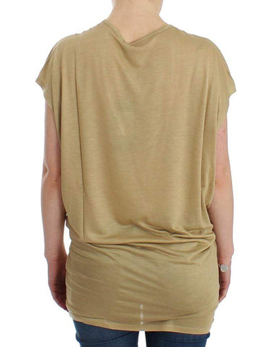 COSTUME NATIONAL C’N’C   Motive Print T-Shirt #women, Beige, Catch, Costume National, feed-agegroup-adult, feed-color-beige, feed-gender-female, feed-size-S, Gender_Women, Kogan, S, Tops & T-Shirts - Women - Clothing at SEYMAYKA