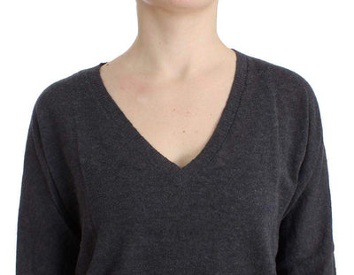 COSTUME NATIONAL C’N’C   Short Sleeve Sweater #women, Catch, Costume National, feed-agegroup-adult, feed-color-gray, feed-gender-female, feed-size-L, feed-size-M, Gender_Women, Gray, Kogan, L, M, Sweaters - Women - Clothing at SEYMAYKA