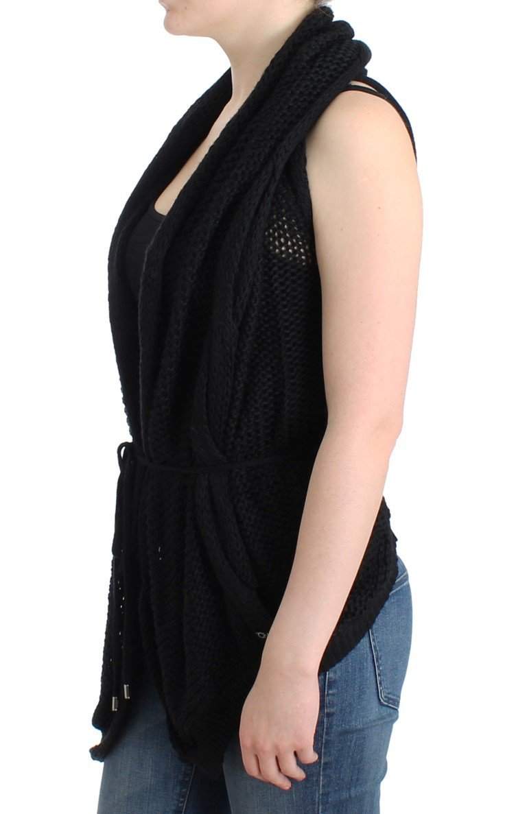 COSTUME NATIONAL C’N’C  Sleeveless Knitted Cardigan #women, Black, Catch, Costume National, feed-agegroup-adult, feed-color-black, feed-gender-female, feed-size-S, feed-size-XS, Gender_Women, Kogan, S, Sweaters - Women - Clothing, XS at SEYMAYKA