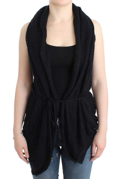 COSTUME NATIONAL C’N’C  Sleeveless Knitted Cardigan #women, Black, Catch, Costume National, feed-agegroup-adult, feed-color-black, feed-gender-female, feed-size-S, feed-size-XS, Gender_Women, Kogan, S, Sweaters - Women - Clothing, XS at SEYMAYKA