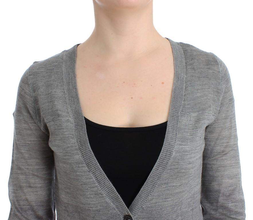 COSTUME NATIONAL C’N’C   Lightweight Cardigan #women, Catch, Costume National, feed-agegroup-adult, feed-color-gray, feed-gender-female, feed-size-XS, feed-size-XXS, Gender_Women, Gray, Kogan, Sweaters - Women - Clothing, XS at SEYMAYKA