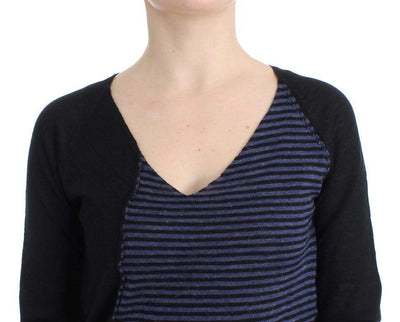 COSTUME NATIONAL C’N’C  Striped V-Neck Sweater #women, Black, Catch, Costume National, feed-agegroup-adult, feed-color-black, feed-gender-female, feed-size-XS, Gender_Women, Kogan, L, Sweaters - Women - Clothing, XS at SEYMAYKA