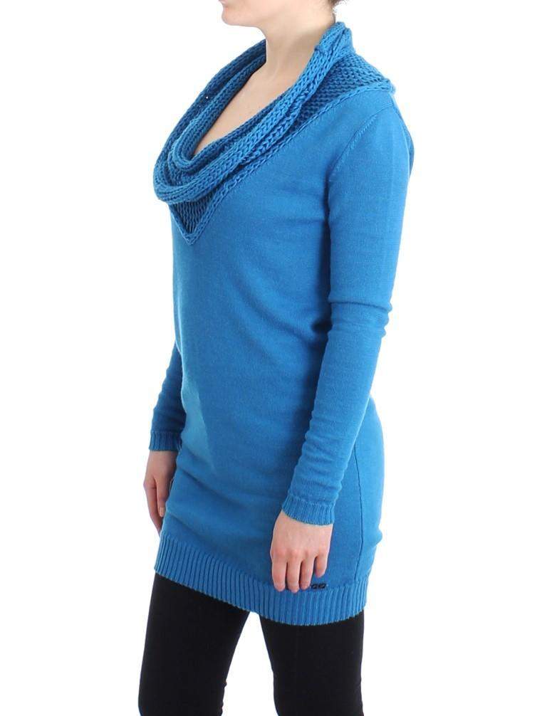 COSTUME NATIONAL C’N’C   Scoop Neck Sweater #women, Blue, Catch, Costume National, feed-agegroup-adult, feed-color-blue, feed-gender-female, feed-size-S, Gender_Women, Kogan, S, Sweaters - Women - Clothing at SEYMAYKA