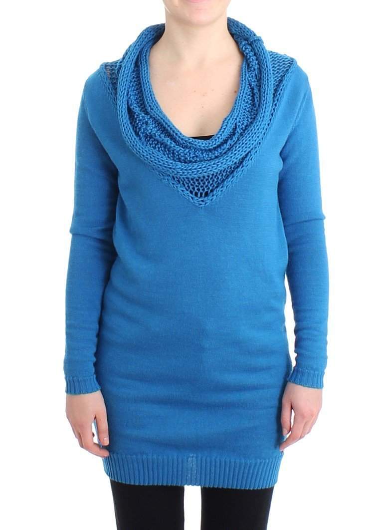 COSTUME NATIONAL C’N’C   Scoop Neck Sweater #women, Blue, Catch, Costume National, feed-agegroup-adult, feed-color-blue, feed-gender-female, feed-size-S, Gender_Women, Kogan, S, Sweaters - Women - Clothing at SEYMAYKA