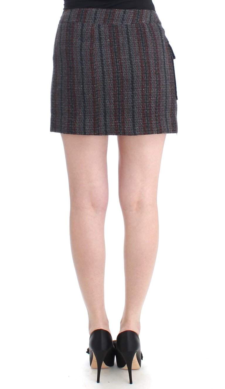 COSTUME NATIONAL C’N’C   Wool Mini Skirt #women, Catch, Costume National, feed-agegroup-adult, feed-color-gray, feed-gender-female, feed-size-IT40|S, Gender_Women, Gray, IT40|S, Kogan, Skirts - Women - Clothing at SEYMAYKA