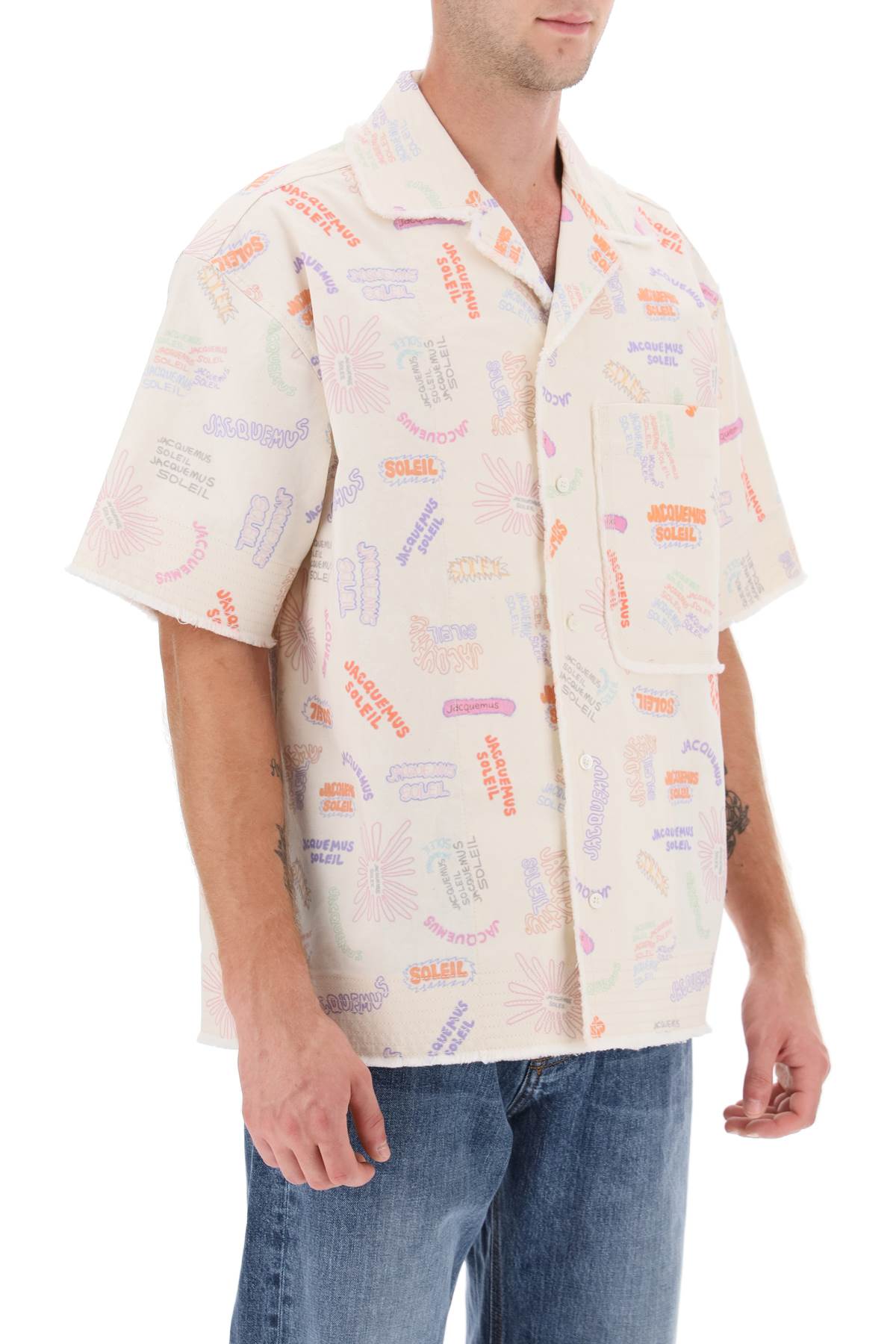 Jacquemus 'la chemise artichaut' short sleeve shirt-1