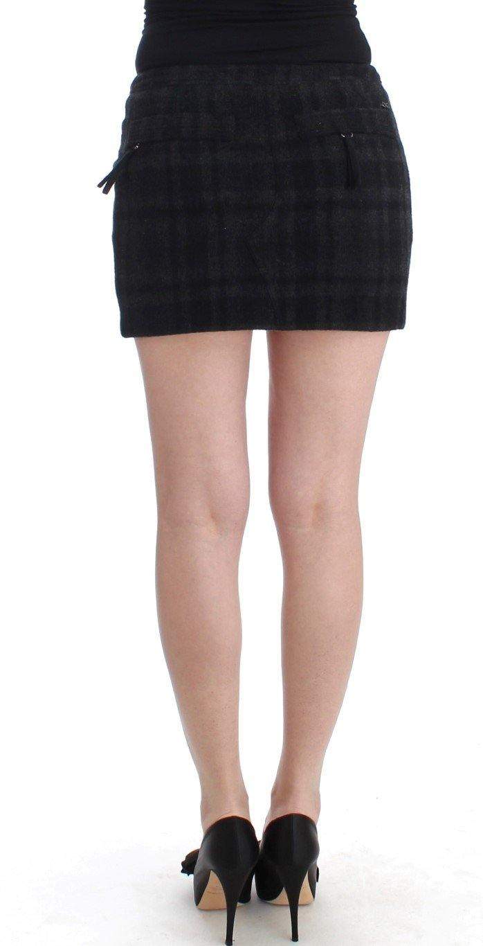 COSTUME NATIONAL C’N’C   Checkered Mini Skirt #women, Catch, Costume National, feed-agegroup-adult, feed-color-gray, feed-gender-female, feed-size-IT40|S, Gender_Women, Gray, IT40|S, Kogan, Skirts - Women - Clothing at SEYMAYKA