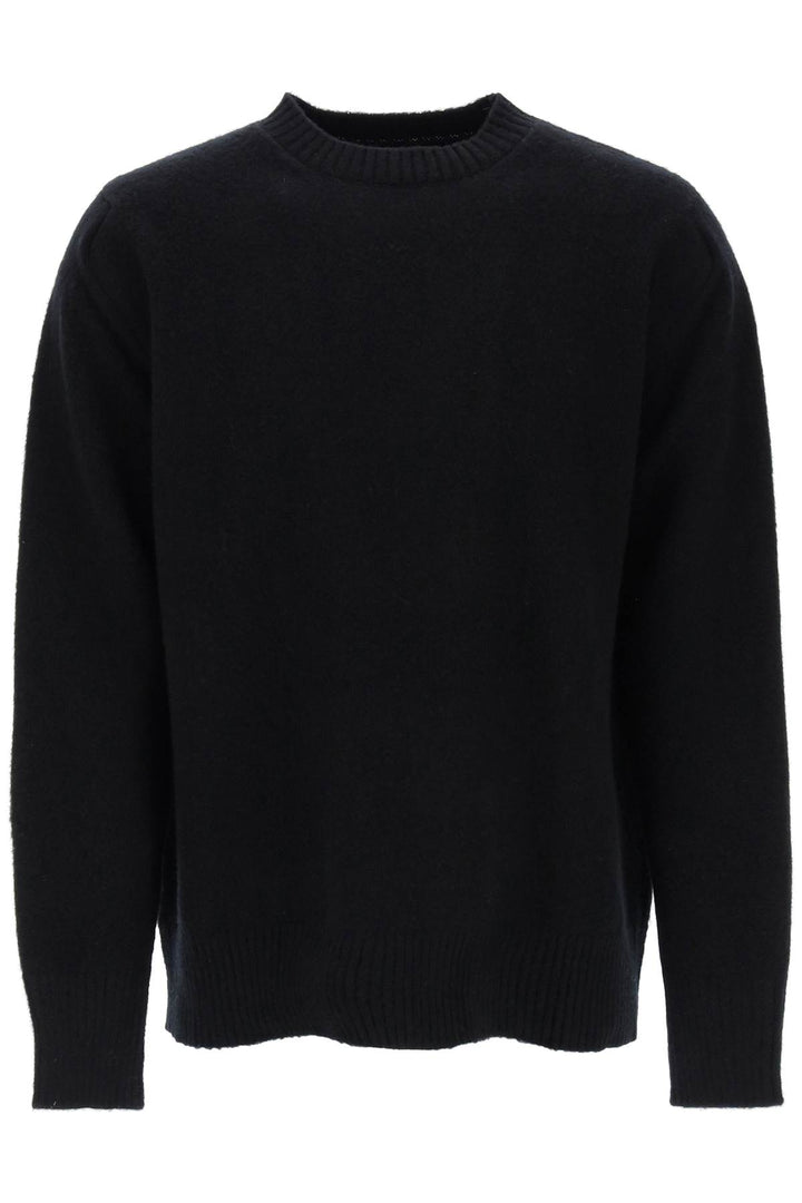Oamc wool sweater with jacquard logo-0