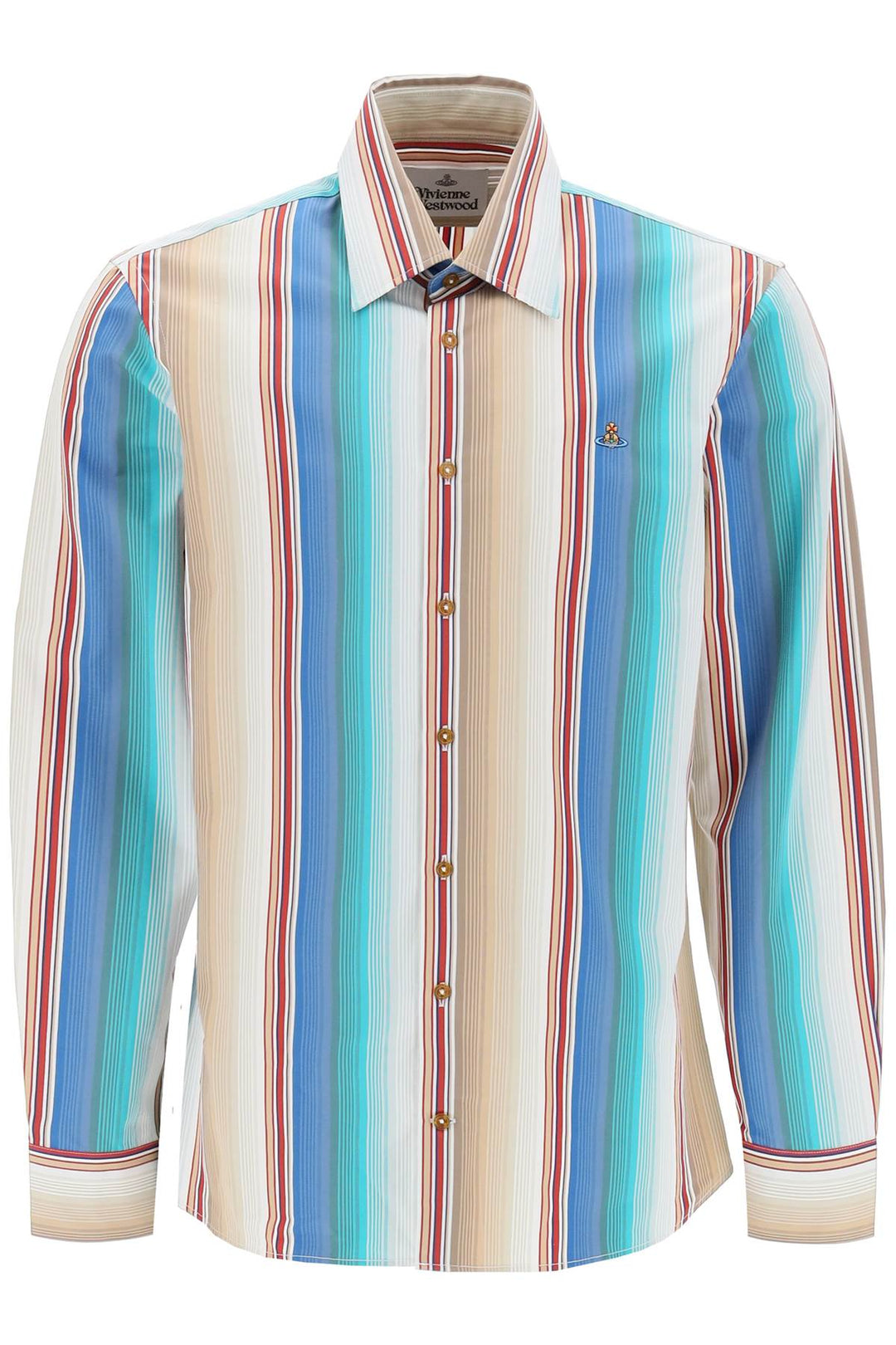 Vivienne westwood striped ghost shirt-0