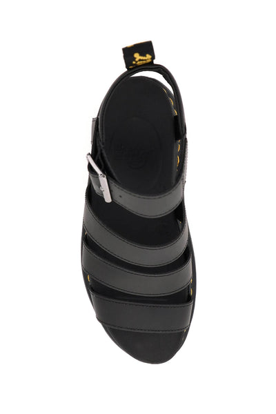 Dr.martens hydro leather blaire sandals-1
