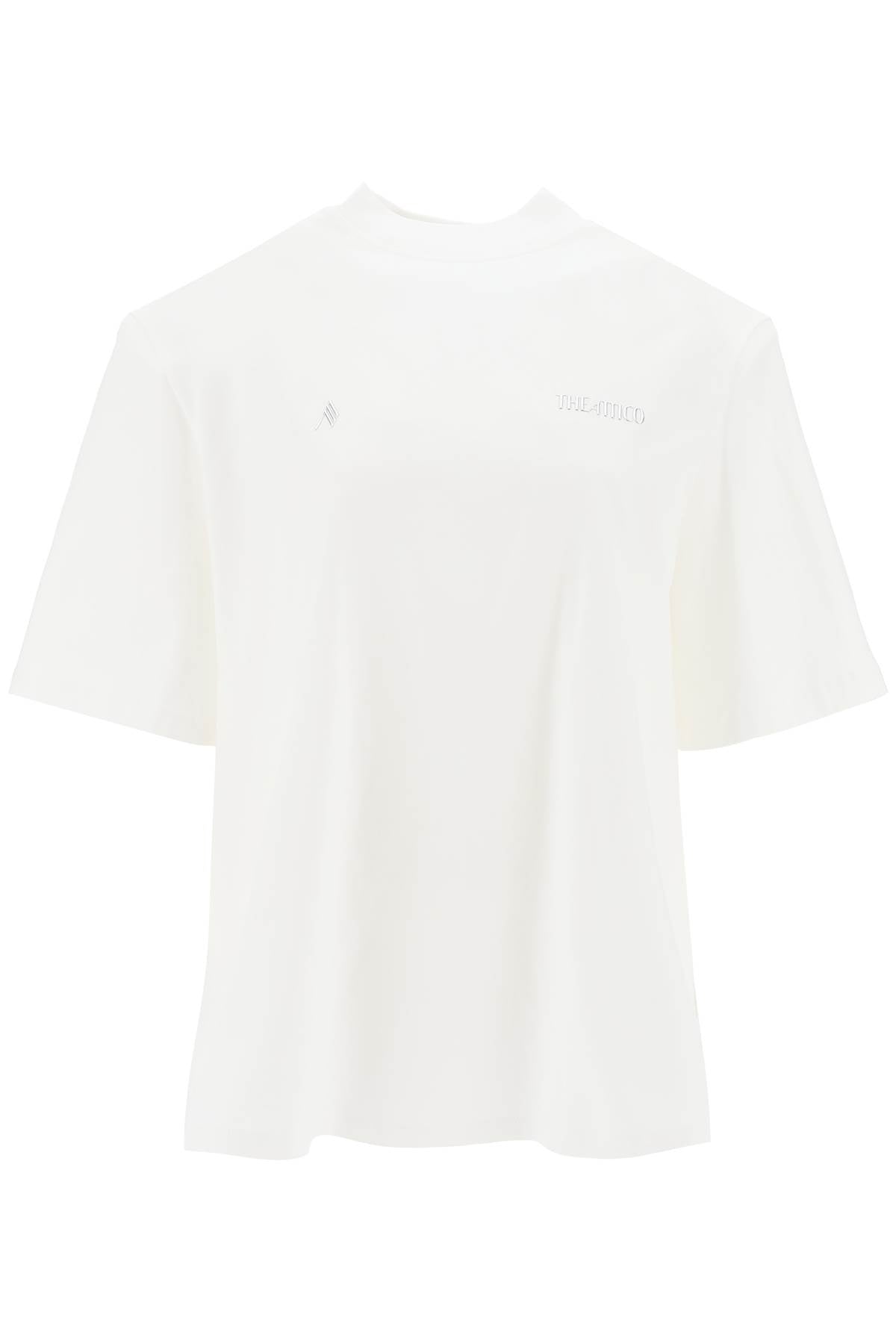 The attico kilie oversized t-shirt with padded shoulders-0