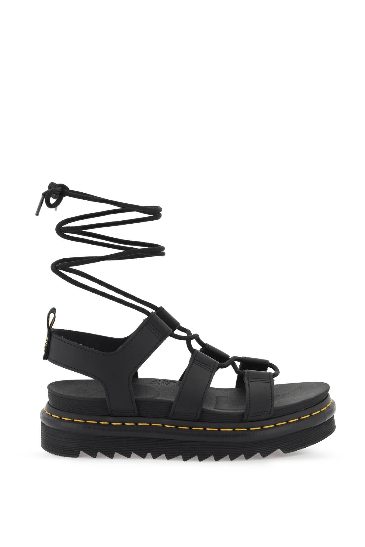 Dr.martens nartilla hydro leather gladiator sandals-0