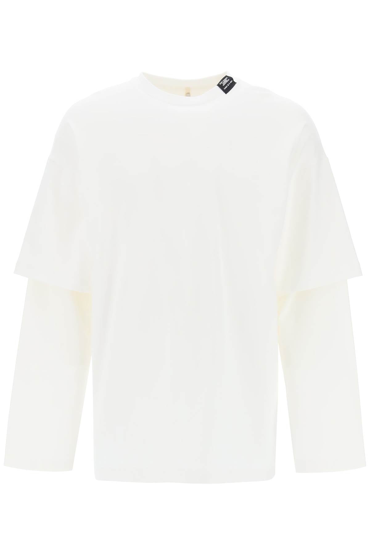 Oamc long-sleeved layered t-shirt-0