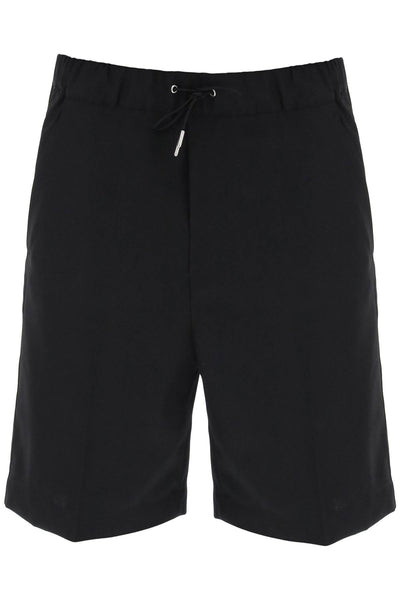 Oamc shorts with elasticated waistband-0