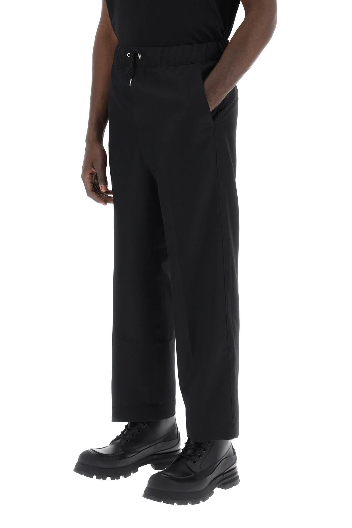 Oamc pants with elasticated waistband-3
