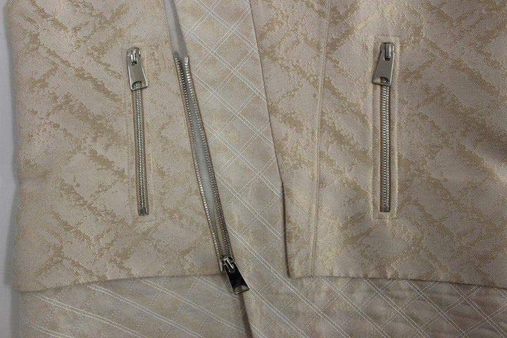 Zeyneptosum  brocade sleeveless Jacket #women, Beige, Catch, feed-agegroup-adult, feed-color-beige, feed-gender-female, feed-size-IT42|M, Gender_Women, IT42|M, Jackets & Coats - Women - Clothing, Kogan, Zeyneptosum at SEYMAYKA