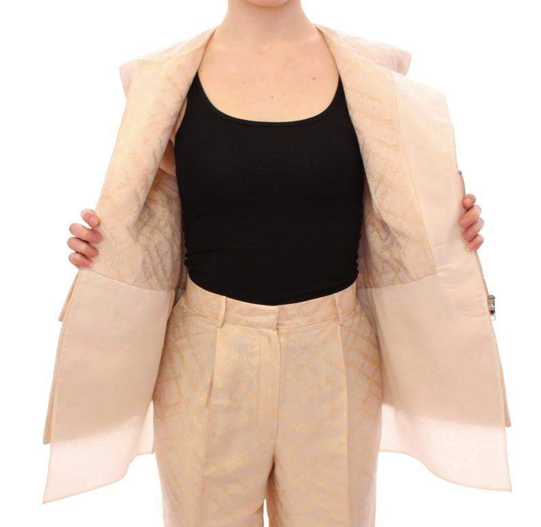 Zeyneptosum  brocade sleeveless Jacket #women, Beige, Catch, feed-agegroup-adult, feed-color-beige, feed-gender-female, feed-size-IT42|M, Gender_Women, IT42|M, Jackets & Coats - Women - Clothing, Kogan, Zeyneptosum at SEYMAYKA