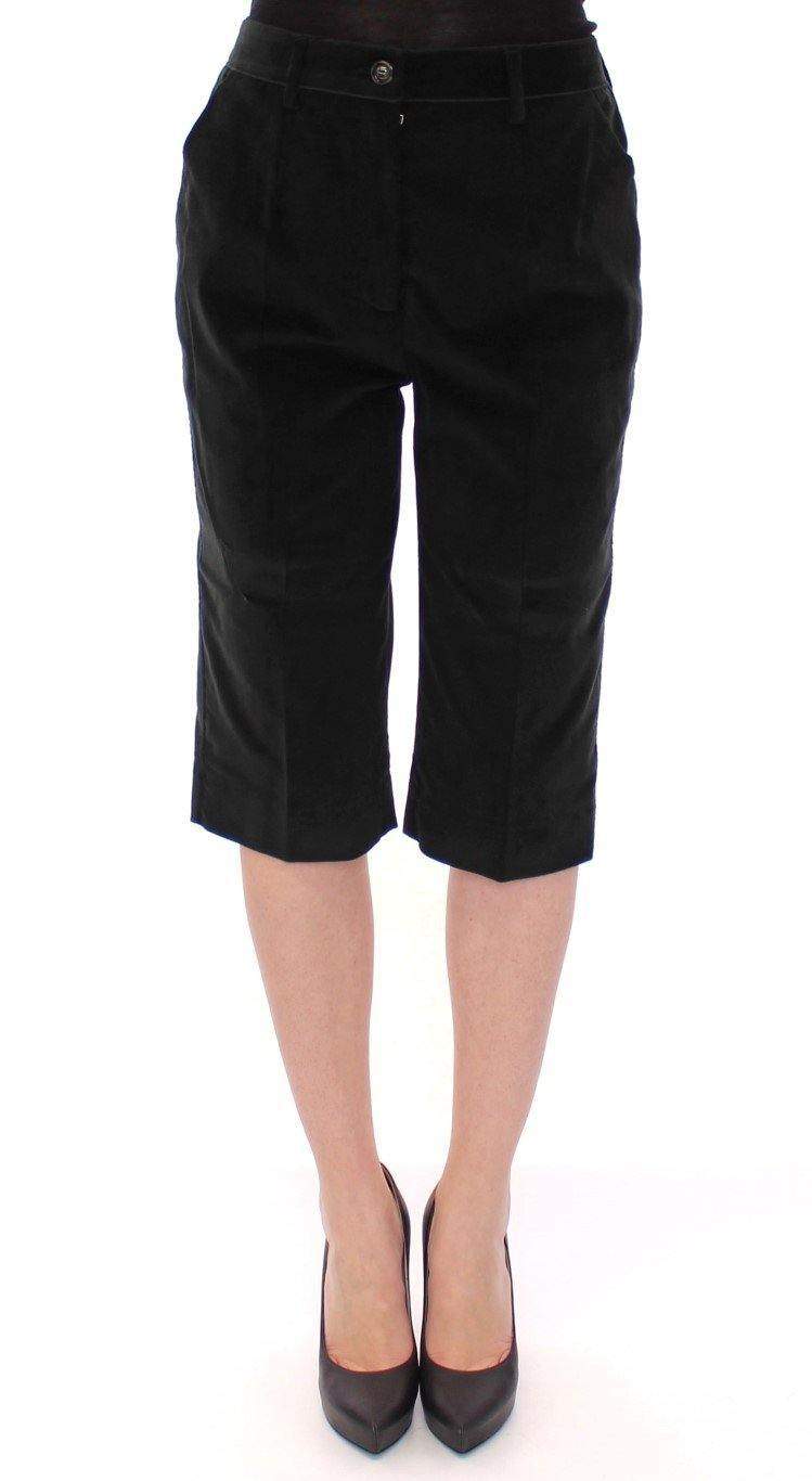 Dolce & Gabbana  Black cotton shorts pants #women, Black, Brand_Dolce & Gabbana, Catch, Dolce & Gabbana, feed-agegroup-adult, feed-color-black, feed-gender-female, feed-size-IT38|XS, Gender_Women, IT38|XS, Kogan, Shorts - Women - Clothing at SEYMAYKA