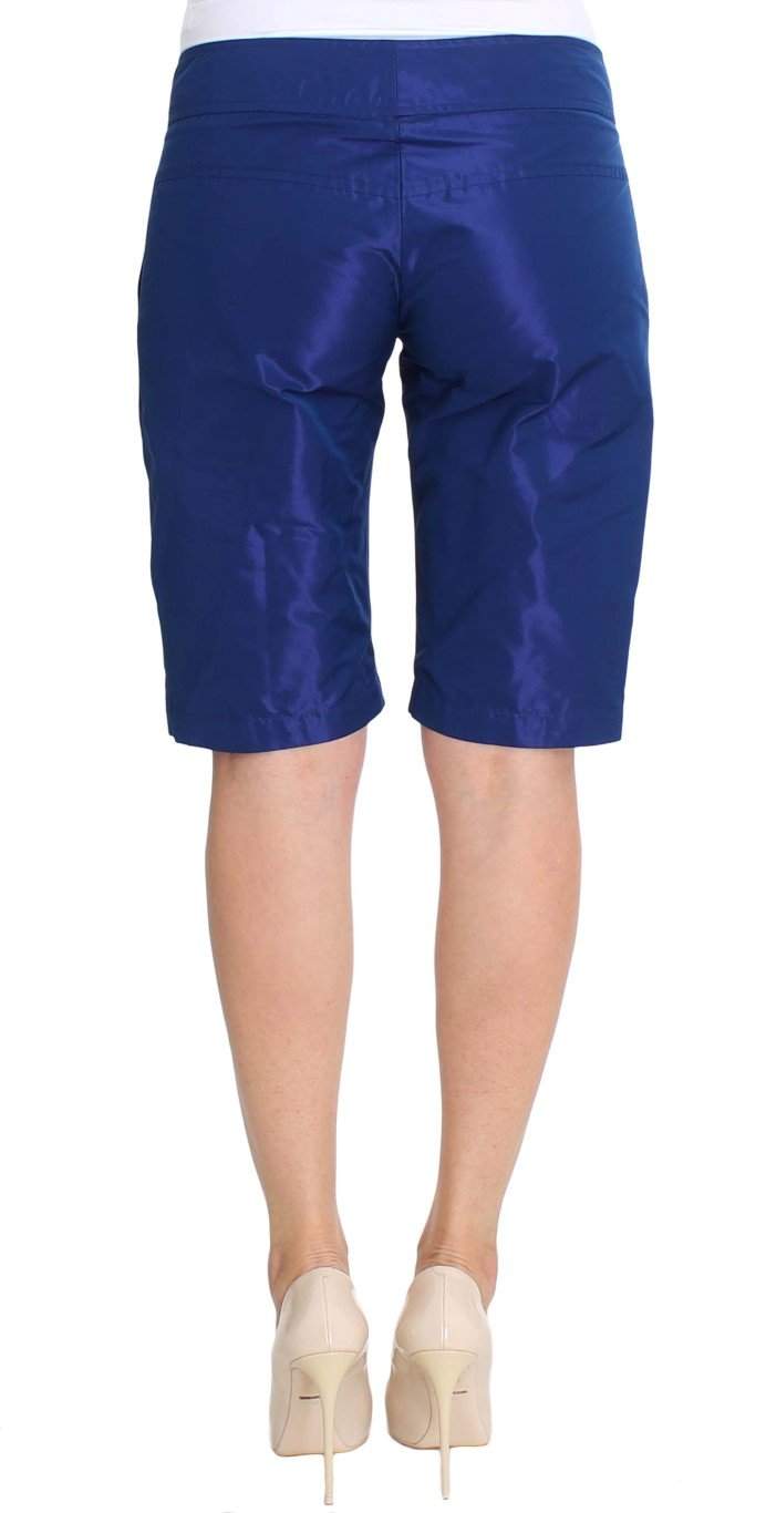 ERMANNO SCERVINO Women   Above Knees Bermuda Shorts #women, Blue, Catch, Ermanno Scervino, feed-agegroup-adult, feed-color-blue, feed-gender-female, feed-size-IT40|S, Gender_Women, IT40|S, Kogan, Shorts - Women - Clothing at SEYMAYKA