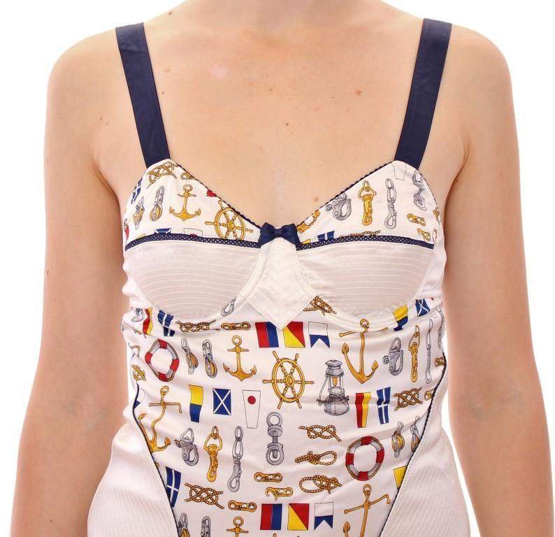 Dolce & Gabbana  White sailor motive tank top #women, Brand_Dolce & Gabbana, Catch, Dolce & Gabbana, feed-agegroup-adult, feed-color-white, feed-gender-female, feed-size-IT2 | S, feed-size-IT3 | M, feed-size-IT4 | L, Gender_Women, IT2 | S, IT3 | M, IT4 | L, Kogan, Tops & T-Shirts - Women - Clothing, White at SEYMAYKA