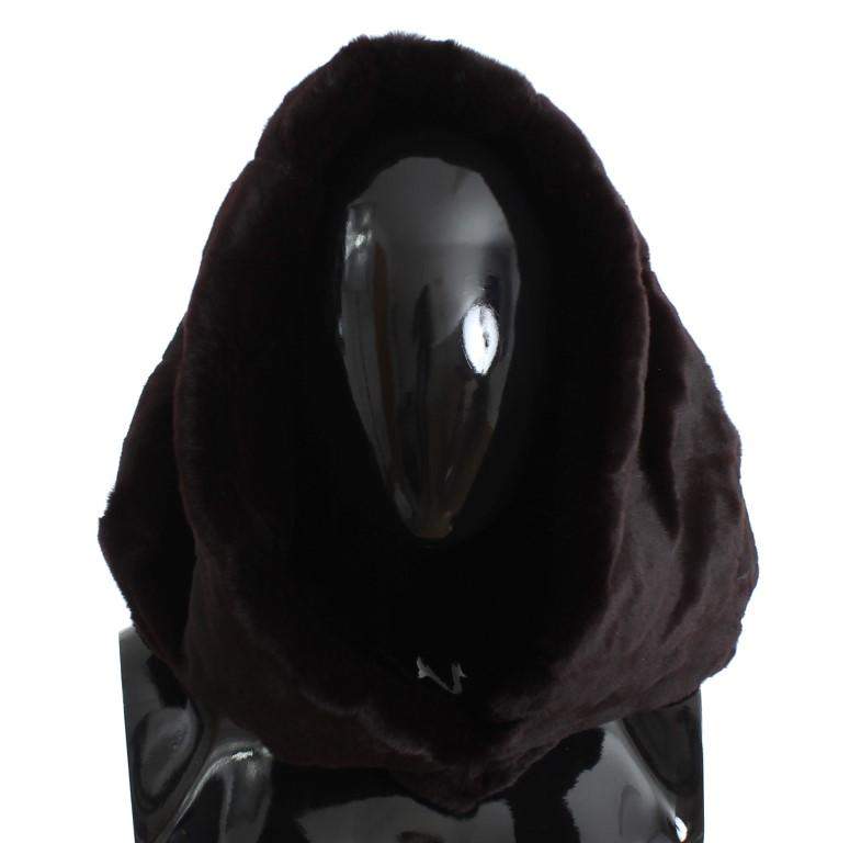 Dolce & Gabbana  Purple Weasel Fur Crochet Hood Scarf Hat #women, Brand_Dolce & Gabbana, Catch, Dolce & Gabbana, feed-agegroup-adult, feed-color-gray, feed-gender-female, feed-size-OS, Gender_Women, Gray, Hats - Women - Accessories, Kogan, Scarves - Women - Accessories at SEYMAYKA