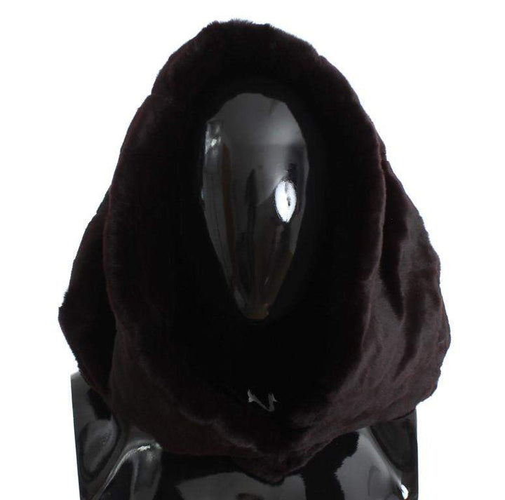 Dolce & Gabbana  Purple Weasel Fur Crochet Hood Scarf Hat #women, Brand_Dolce & Gabbana, Catch, Dolce & Gabbana, feed-agegroup-adult, feed-color-gray, feed-gender-female, feed-size-OS, Gender_Women, Gray, Hats - Women - Accessories, Kogan, Scarves - Women - Accessories at SEYMAYKA