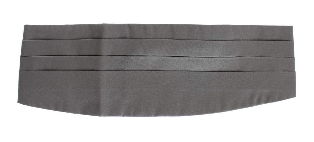 Dolce & Gabbana  Gray Waist Belt Silk Cummerbund #men, Brand_Dolce & Gabbana, Catch, Cummerbund - Men - Accessories, Dolce & Gabbana, feed-agegroup-adult, feed-color-gray, feed-gender-male, feed-size-IT48 | M, Gender_Men, Gray, IT48 | M, Kogan at SEYMAYKA