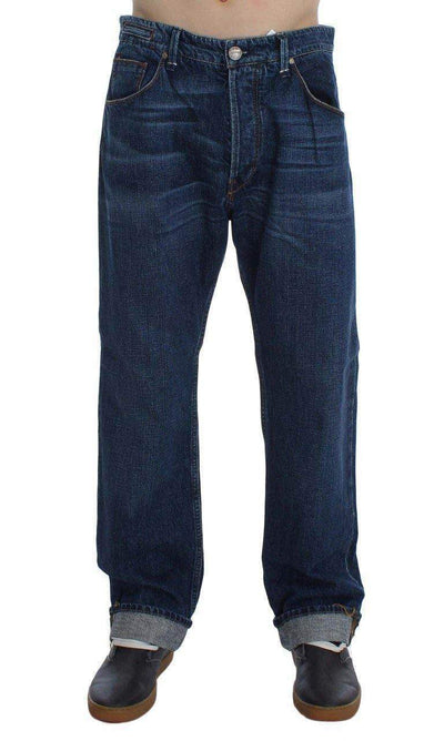ACHT  Wash Cotton Baggy Loose Fit Jeans #men, Acht, Blue, Catch, feed-agegroup-adult, feed-color-blue, feed-gender-male, feed-size-W34, Gender_Men, Jeans & Pants - Men - Clothing, Kogan, W34 at SEYMAYKA