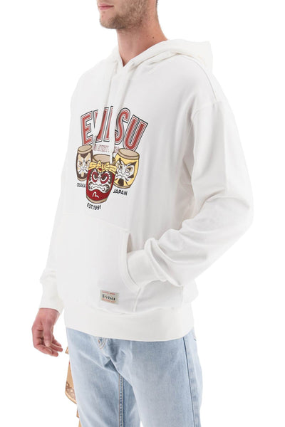 Evisu hoodie with embroidery and print-3