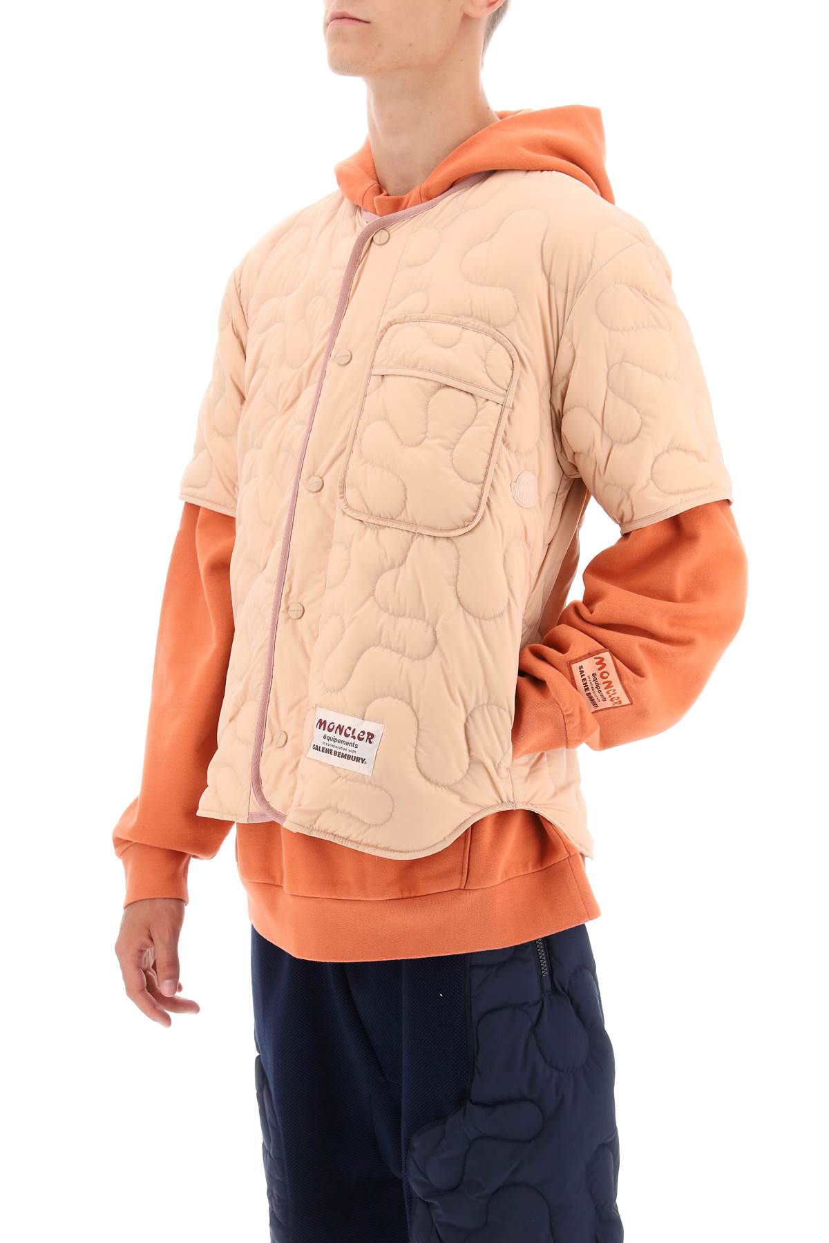 Moncler x salehe bembury short-sleeved quilted jacket-3