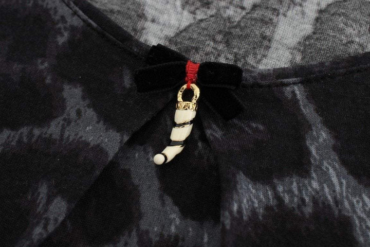 Cavalli  Women Dark  Leopard Modal  Blouse Top #women, Catch, Cavalli, feed-agegroup-adult, feed-color-gray, feed-gender-female, feed-size-IT44 | M, Gender_Women, Gray, IT44 | M, IT46 | L, IT48 | XL, Kogan, Tops & T-Shirts - Women - Clothing at SEYMAYKA