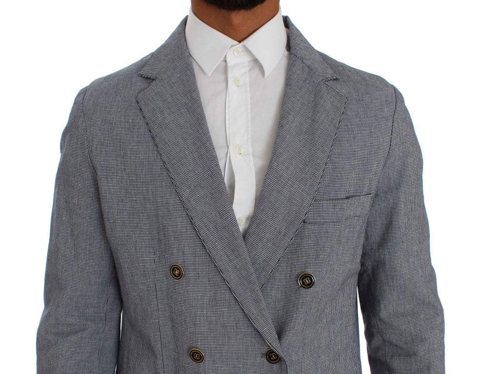 Master Coat Blue Double Breasted Regular Fit Blazer #men, Blazers - Men - Clothing, Blue, feed-agegroup-adult, feed-color-Blue, feed-gender-male, feed-size-IT50 | L, IT50 | L, Master Coat at SEYMAYKA
