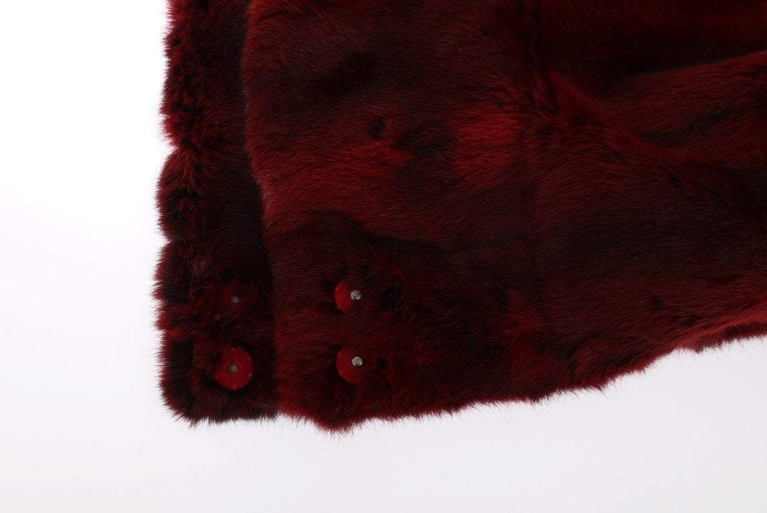 Dolce & Gabbana  Bordeaux Hamster Fur Crochet Hood Scarf Hat #women, Bordeaux, Brand_Dolce & Gabbana, Catch, Dolce & Gabbana, feed-agegroup-adult, feed-color-bordeaux, feed-gender-female, feed-size-OS, Gender_Women, Hats - Women - Accessories, Kogan, Scarves - Women - Accessories at SEYMAYKA