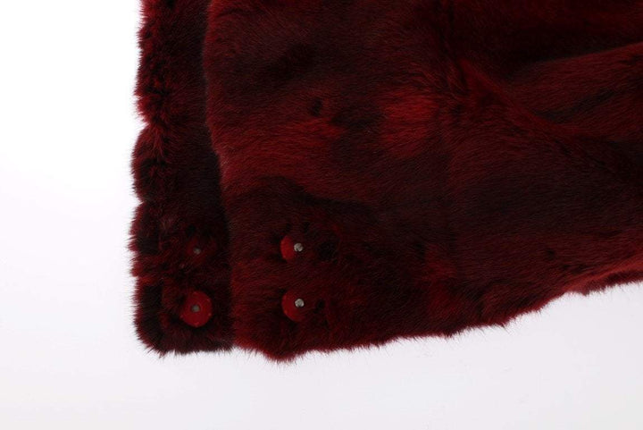 Dolce & Gabbana  Bordeaux Hamster Fur Crochet Hood Scarf Hat #women, Bordeaux, Brand_Dolce & Gabbana, Catch, Dolce & Gabbana, feed-agegroup-adult, feed-color-bordeaux, feed-gender-female, feed-size-OS, Gender_Women, Hats - Women - Accessories, Kogan, Scarves - Women - Accessories at SEYMAYKA