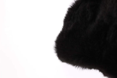 Dolce & Gabbana  Black Weasel Fur Crochet Hood Scarf Hat #women, Black, Brand_Dolce & Gabbana, Catch, Dolce & Gabbana, feed-agegroup-adult, feed-color-black, feed-gender-female, feed-size-OS, Gender_Women, Hats - Women - Accessories, Kogan, Scarves - Women - Accessories at SEYMAYKA