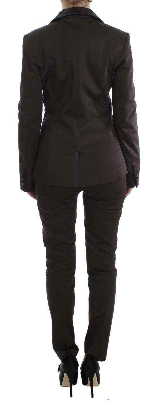 Exte  Stretch Two Button Suit #women, Brown, Catch, Exte, feed-agegroup-adult, feed-color-brown, feed-gender-female, feed-size-IT40|S, Gender_Women, IT40|S, Kogan, Suits & Blazers - Women - Clothing at SEYMAYKA